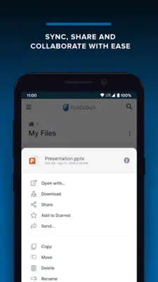 FileCloud android App screenshot 4